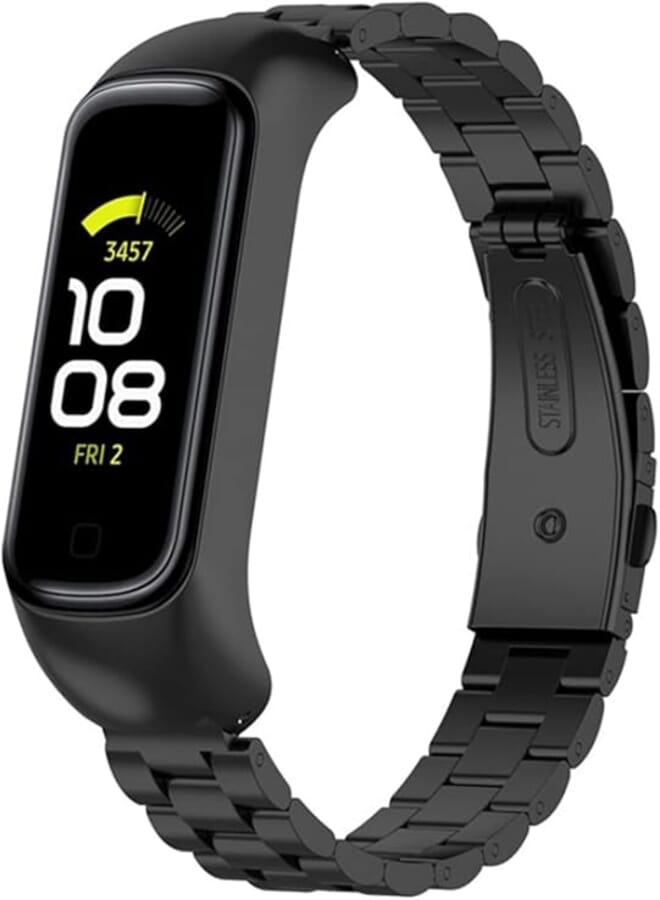GQ Watch Band for Samsung Galaxy Fit 2 Strap Metal Stainless Steel Wristband For Samsung Galaxy Fit2 R220 Smart Band Strap